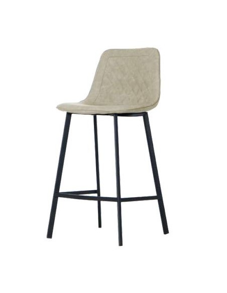 Retro Bar Stool - Pale Oyster