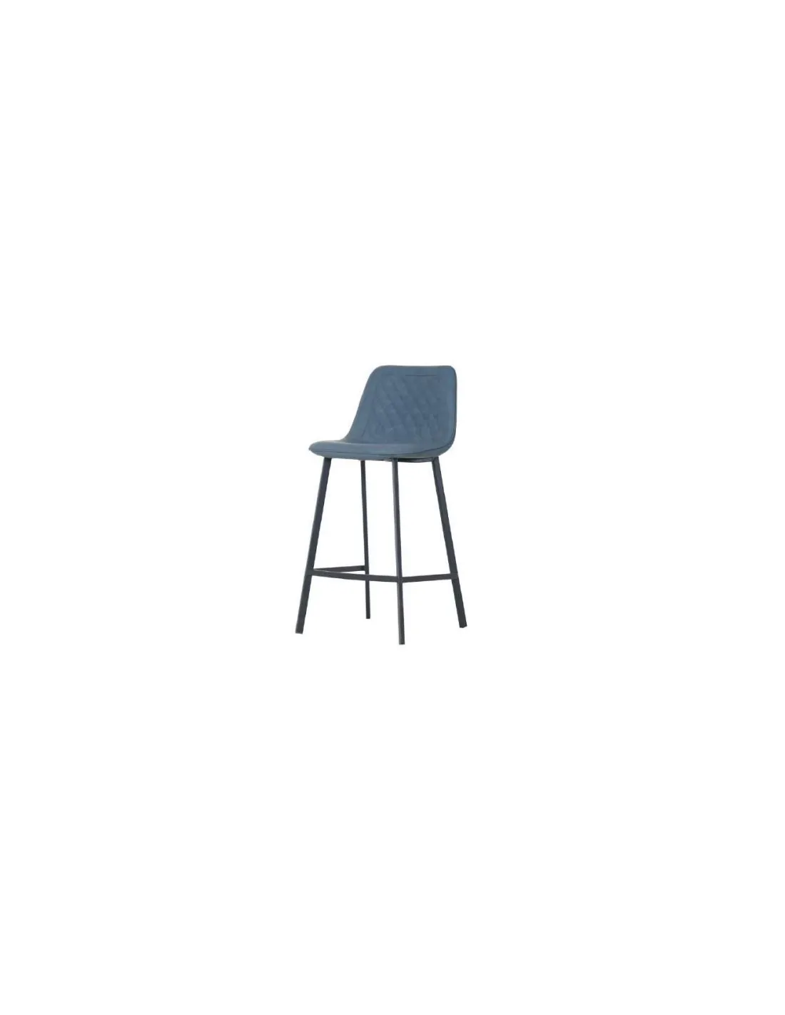 Retro Bar Stool Skylight Blue