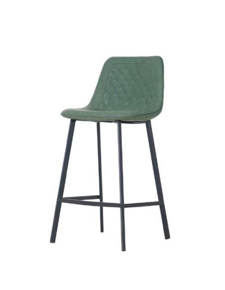 Retro Bar Stool - Sage Green