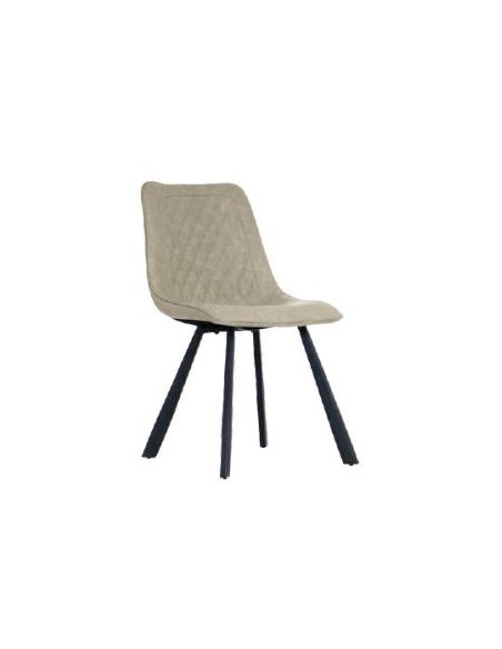 Retro Dining Chair - Pale Oyster