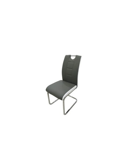 Rimini Dining Chair - Dark Grey PU