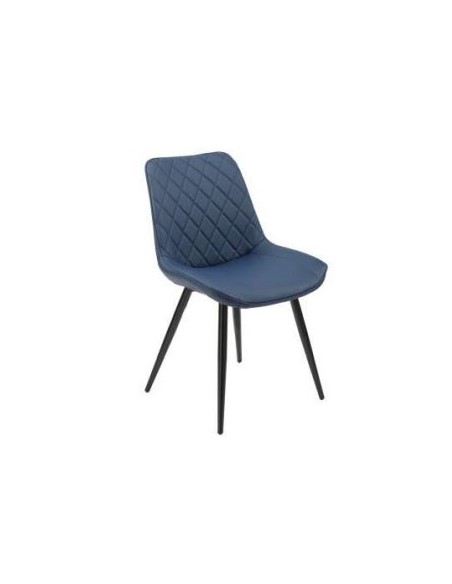 Silvia Dining Chair - Blue PU