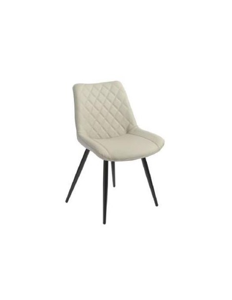 Silvia Dining Chair - Taupe PU