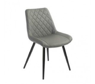 Silvia Dining Chair - Grey PU