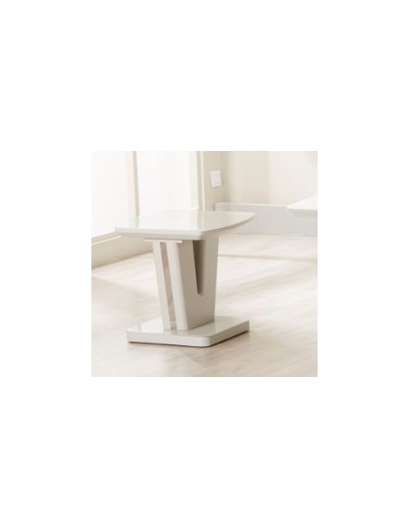 Vicenza Lamp Table - Light Grey