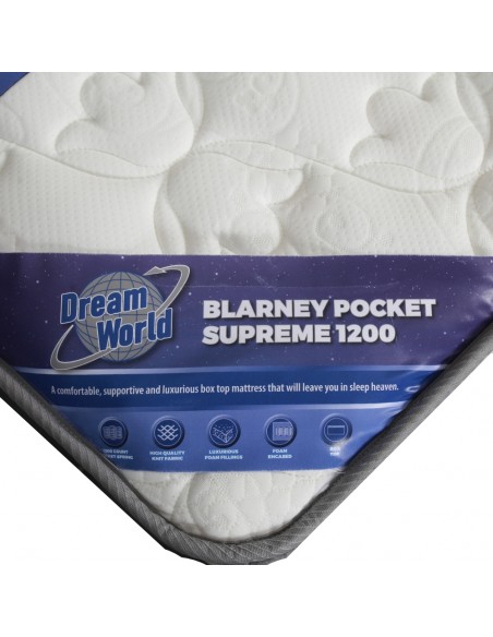 Dream World Blarney Pocket Supreme 1200 Mattress - 6FT