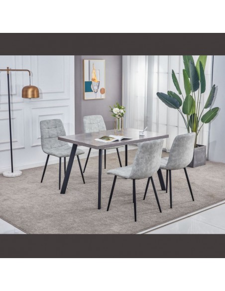 Isla 1.2m Dining Table - Grey