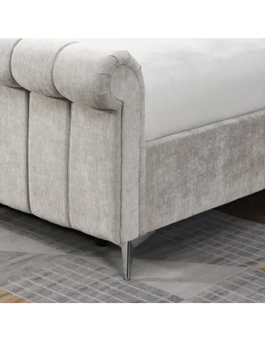 Carlow 5ft Side Gas Lift Bedframe - Beige