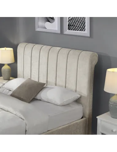 Carlow 5ft Side Gas Lift Bedframe - Beige