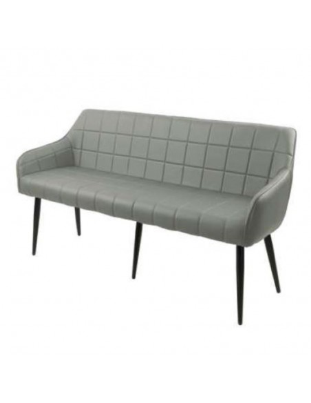 Branca Dining Bench - Grey PU