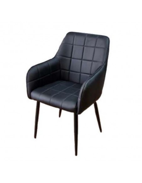 Branca Dining Chair - Black PU