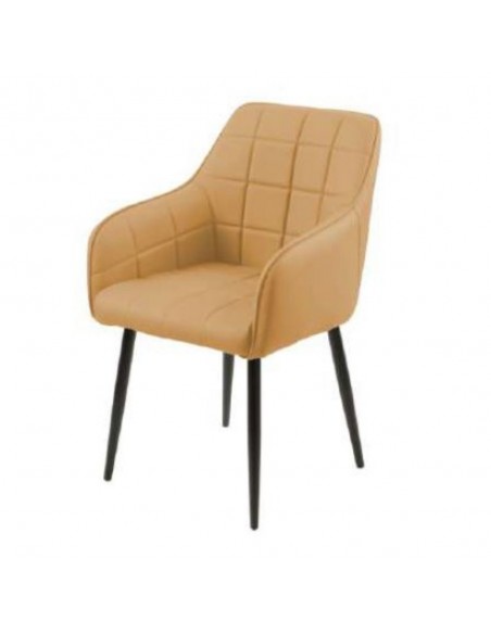 Branca Dining Chair - Yellow PU