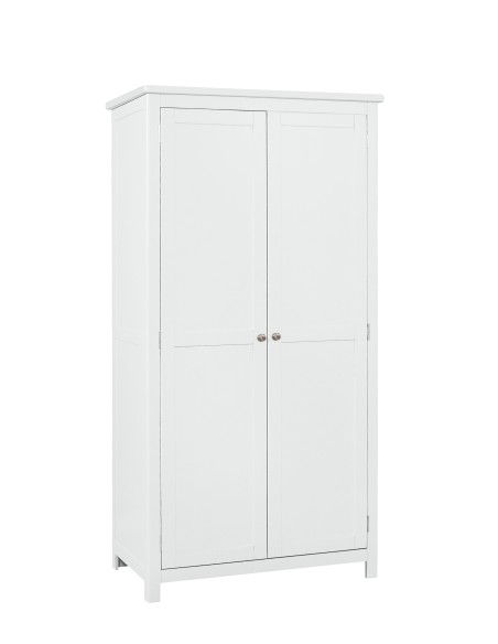 Siena Double Wardrobe - White