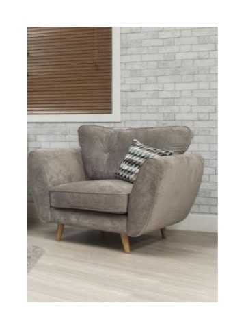 Barnes Armchair - Grey Fabric