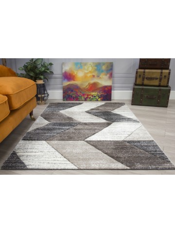 Impulse Chevron Rug - Greige