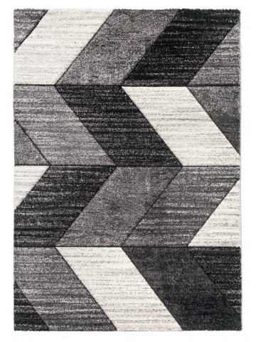 Impulse Chevron Rug - Grey