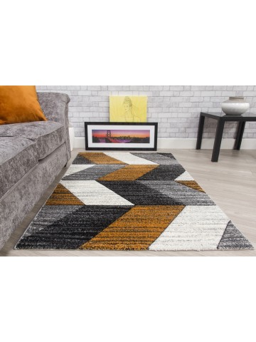 Impulse Chevron Rug - Pumpkin