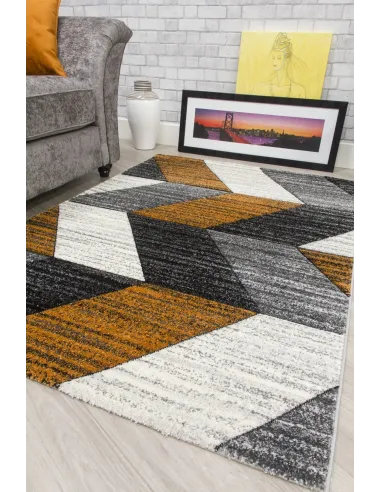 Impulse Chevron Rug - Pumpkin