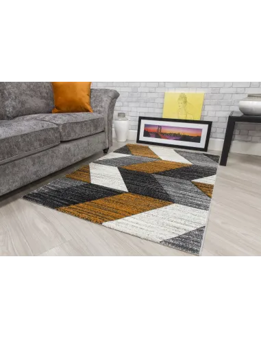 Impulse Chevron Rug - Pumpkin