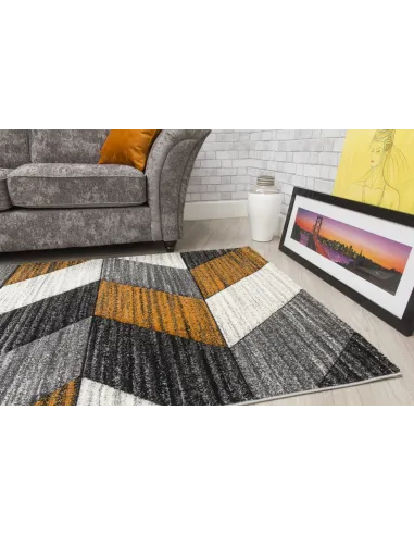 Impulse Chevron Rug - Pumpkin