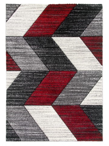 Impulse Chevron Rug - Red