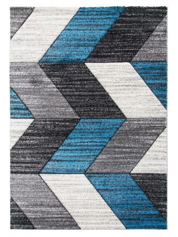 Impulse Chevron Rug - Teal