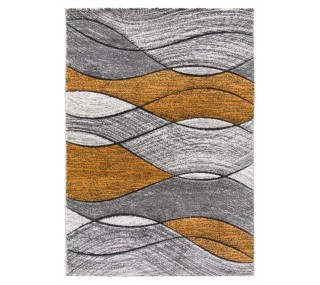 Impulse Waves Rug - Pumpkin