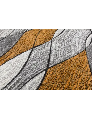 Impulse Waves Rug - Pumpkin