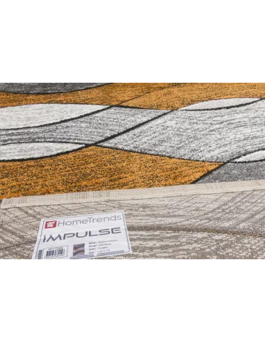 Impulse Waves Rug - Pumpkin