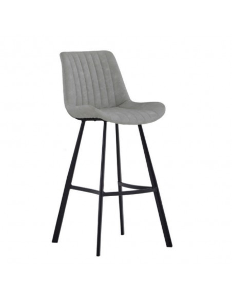 Grover Barstool - Light Grey PU