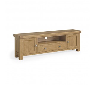 Gia 1900mm TV Unit - Oak