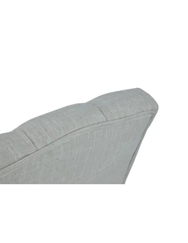 Gia Button Back Upholstered Dining Chair - Natural