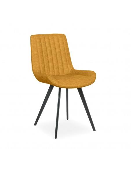 Grover Dining Chair - Yellow PU