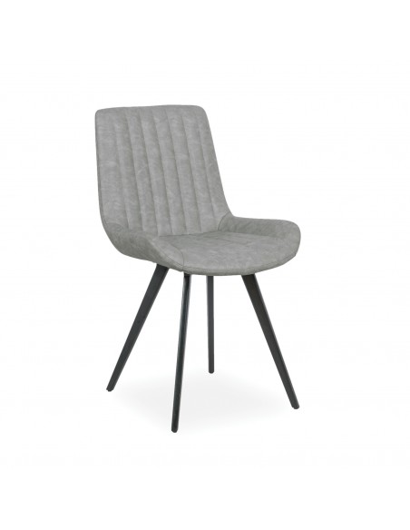 Grover Dining Chair - Light Grey PU