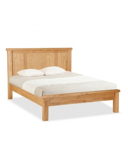 Astoria 4FT6 Panelled Bedframe - Warm Wax