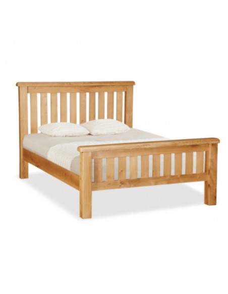 Astoria 4FT6 Slatted Bedframe - Warm Wax