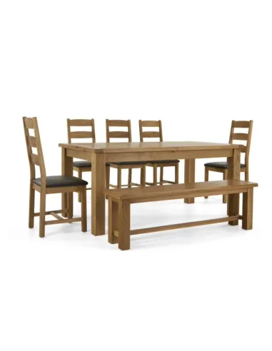 Astoria Large Extending Dining Table - Warm Wax