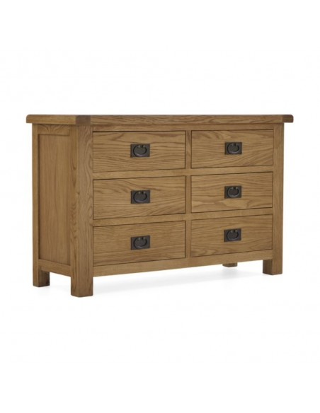 Astoria 6 Drawer Chest - Warm Wax