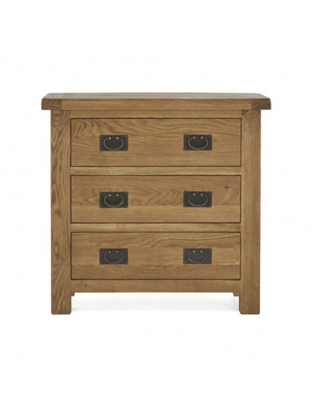 Astoria 3 Drawer Chest - Warm Wax