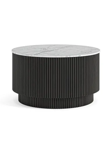 Lantine Coffee Table - Mango Charcoal/Marble