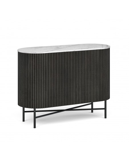 Lantine Small Sideboard - Mango Charcoal/Marble