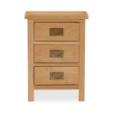 Astoria Lite Bedside Locker - Waxed Oak