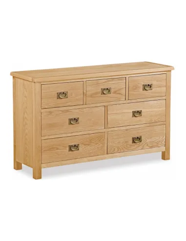Astoria Lite 3+4 Drawer Chest - Waxed Oak