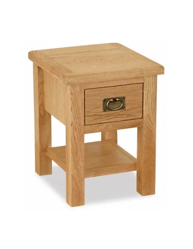 Astoria Lite Lamp Table - Waxed Oak