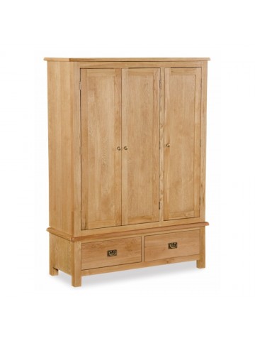 Astoria Lite 3 Door Wardrobe - Warm Wax