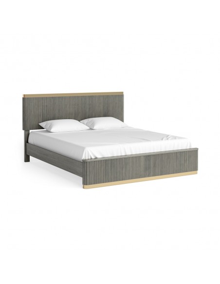 Lexington 6FT Bedframe - Mango Charcoal