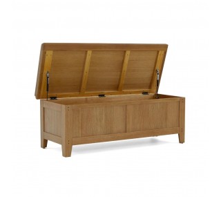 Blake Storage Bench - Oak