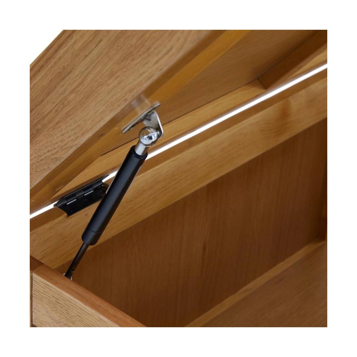 Blake Storage Bench - Oak