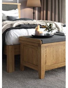 Blake Blanket Box - Oak 2