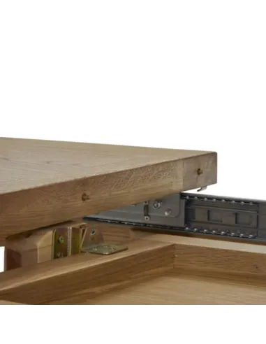 Blake 1500 - 2000 mm Small Butterfly Extending Dining Table - Oak